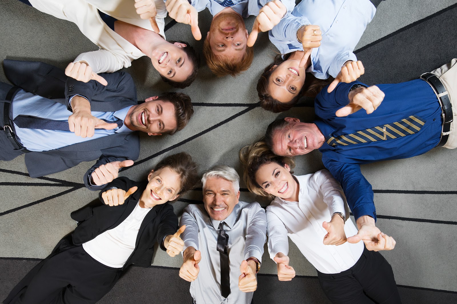 Happy colleagues